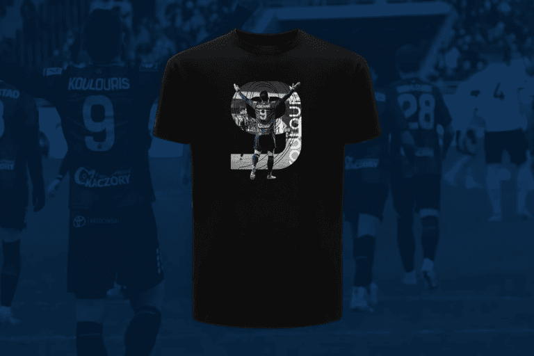 Wyjątkowa koszulka upamiętniająca fantastyczny sezon Efthymiosa Koulourisa