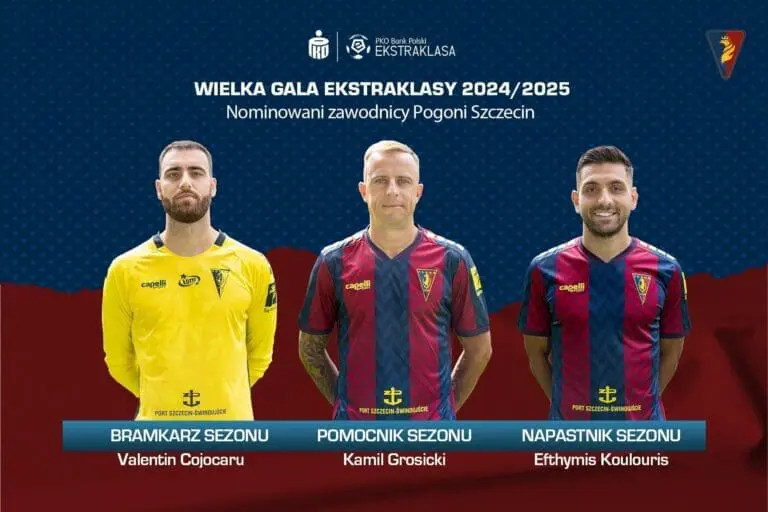 Trzech Portowców nominowanych do nagród sezonu 2024/2025