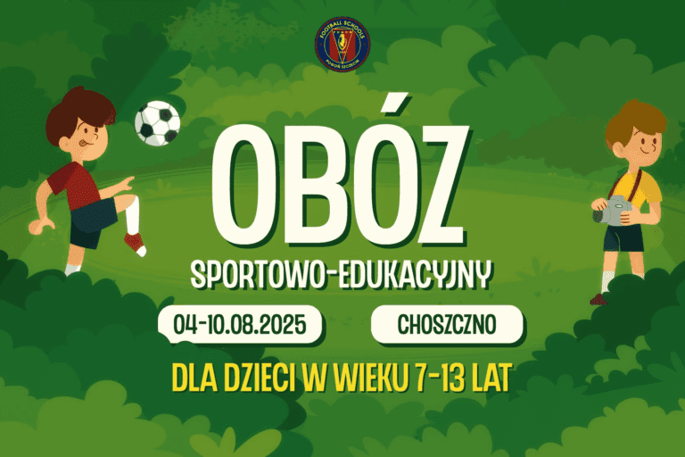 Letni obóz sportowy z Pogoń Szczecin Football Schools w Choszcznie