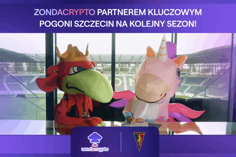 Zondacrypto na kolejny sezon Partnerem Kluczowym Dumy Pomorza!
