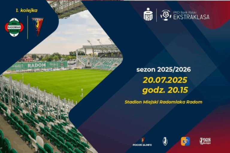 Radomiak Radom deklasuje Pogoń Szczecin w inauguracyjnym meczu