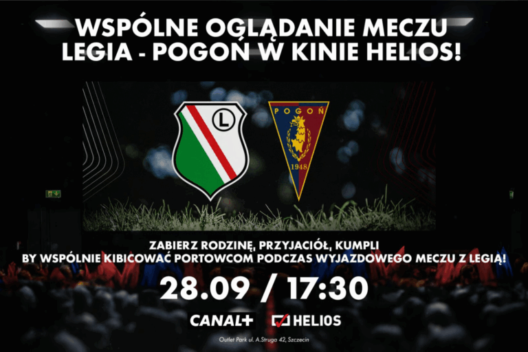 Mecz Legia Warszawa - Pogoń Szczecin na wielkim ekranie!