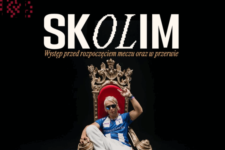 Występ Skolima przed rozpoczęciem i w przerwie meczu z Piastem Gliwice