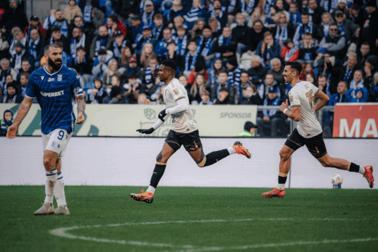 Skróty meczu z Lechem Poznań