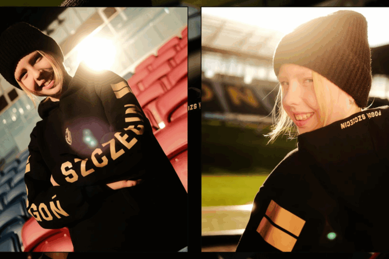 Życie pełne pasji. Bluza dla dzieci kochających Pogoń Szczecin