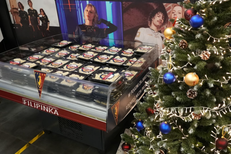 Pierogi dostępne również w sklepie stacjonarnym Pogoni Szczecin