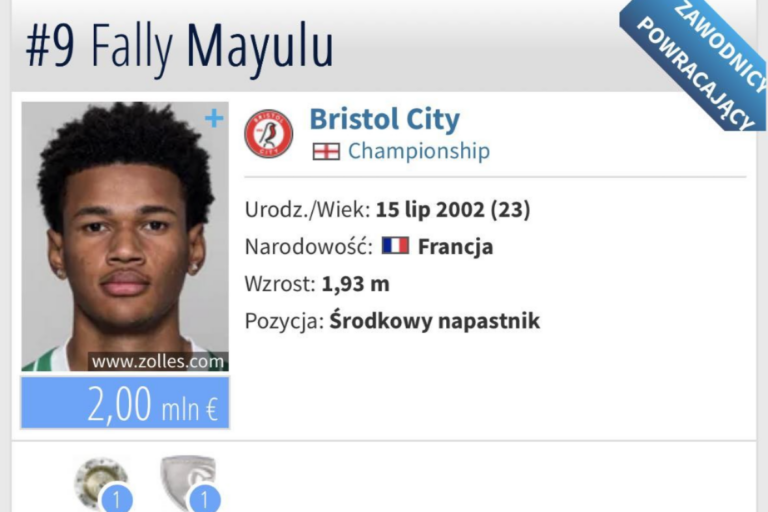 Fally Mayulu - liczby kontra metryka talentu