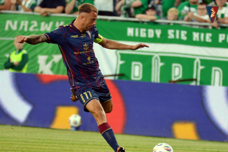 Kamil Grosicki podczas meczu Pogoni Szczecin