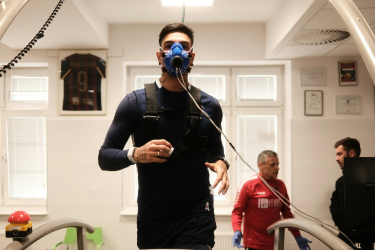 Leo Borges podczas badań wydolnościowych