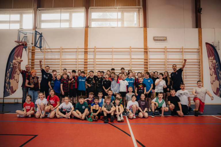 Portowcy z wizytą w Zespole Szkół w Moryniu