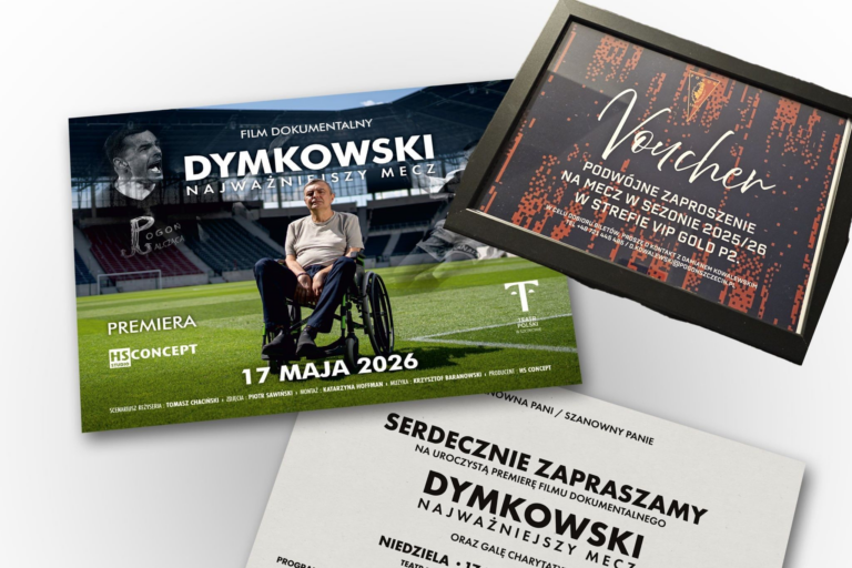 Do zdobycia podwójne zaproszenie na premierę filmu ,,Dymkowski. Najważniejszy mecz''!