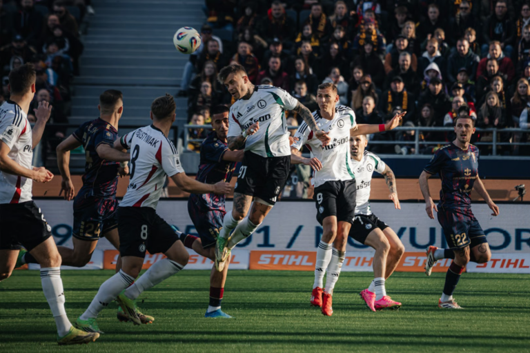 Skróty meczu z Legią Warszawa