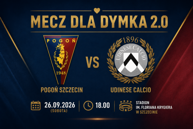 Cała Pogoń gra dla ''Dymka''! 26 września zmierzymy się z Udinese!