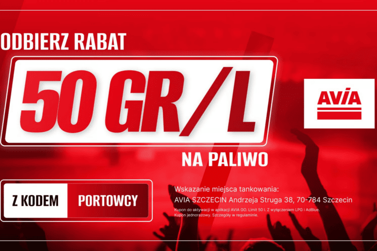 ,,Mistrzowska Promocja'' na stacji paliw AVIA dla kibiców Pogoni Szczecin!