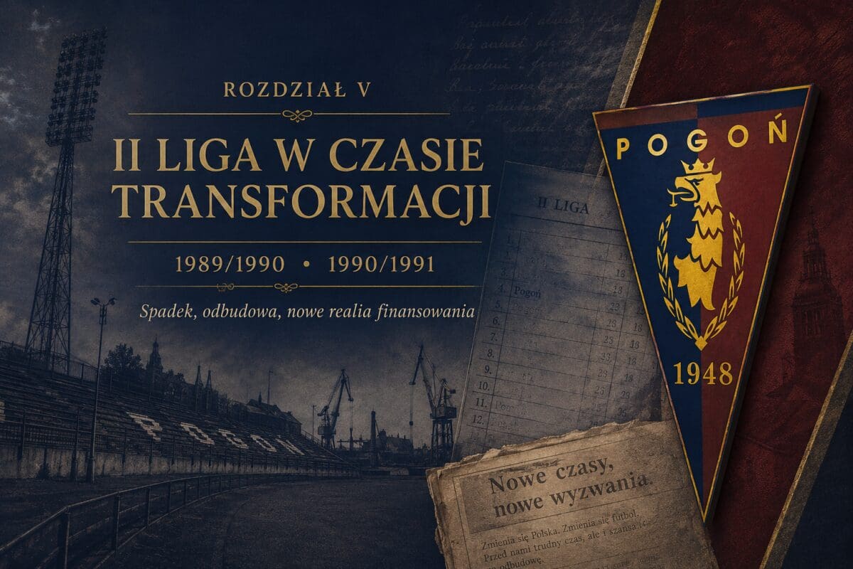 II liga Pogoni w czasie transformacji