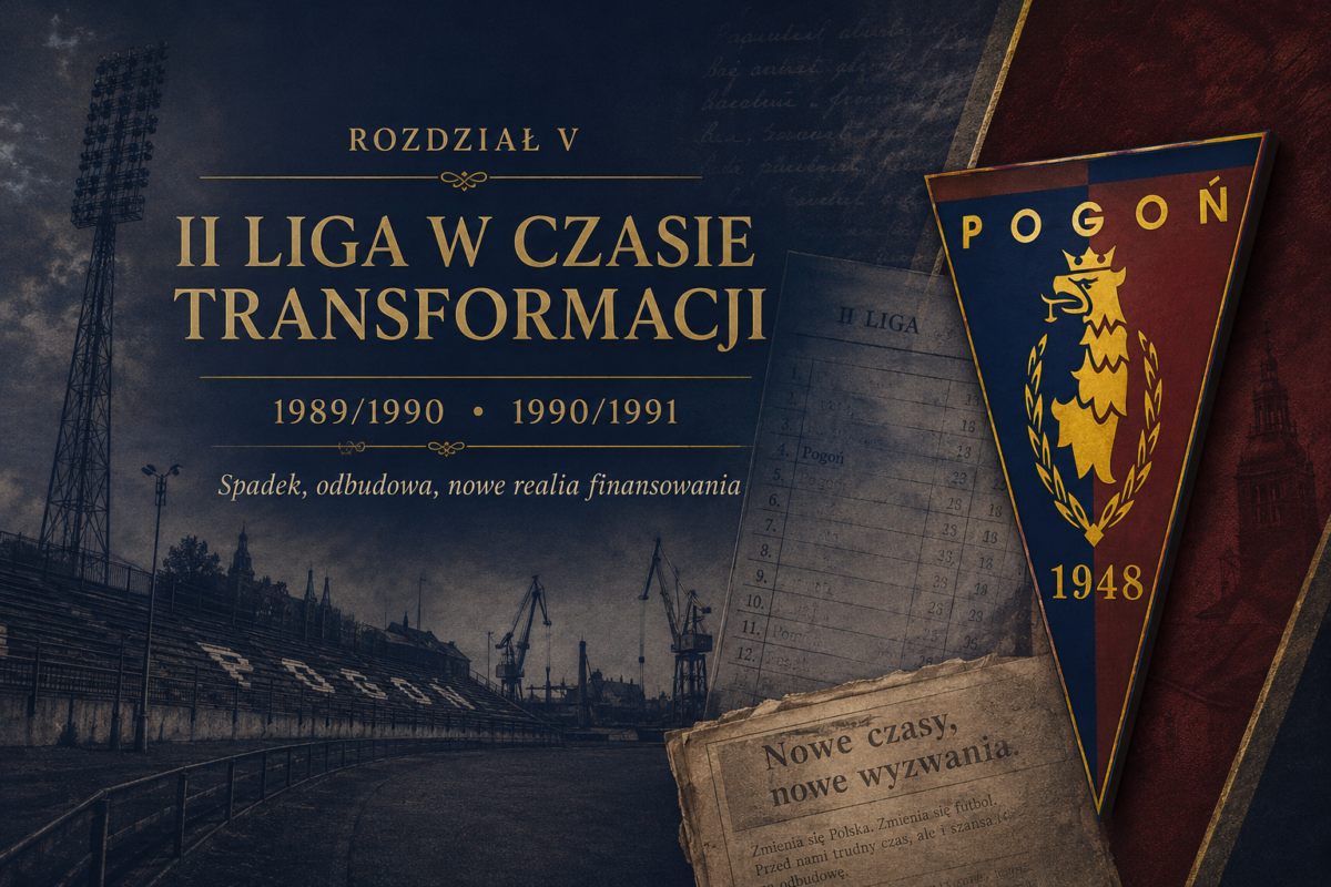 II liga Pogoni w czasie transformacji