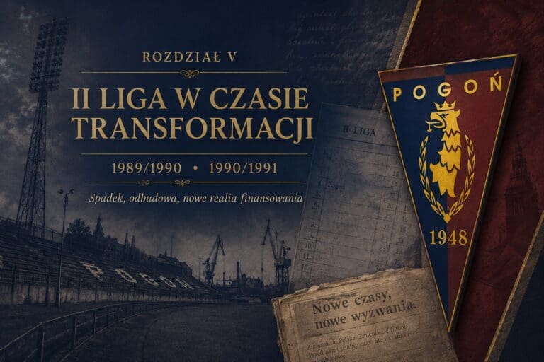 II liga Pogoni w czasie transformacji
