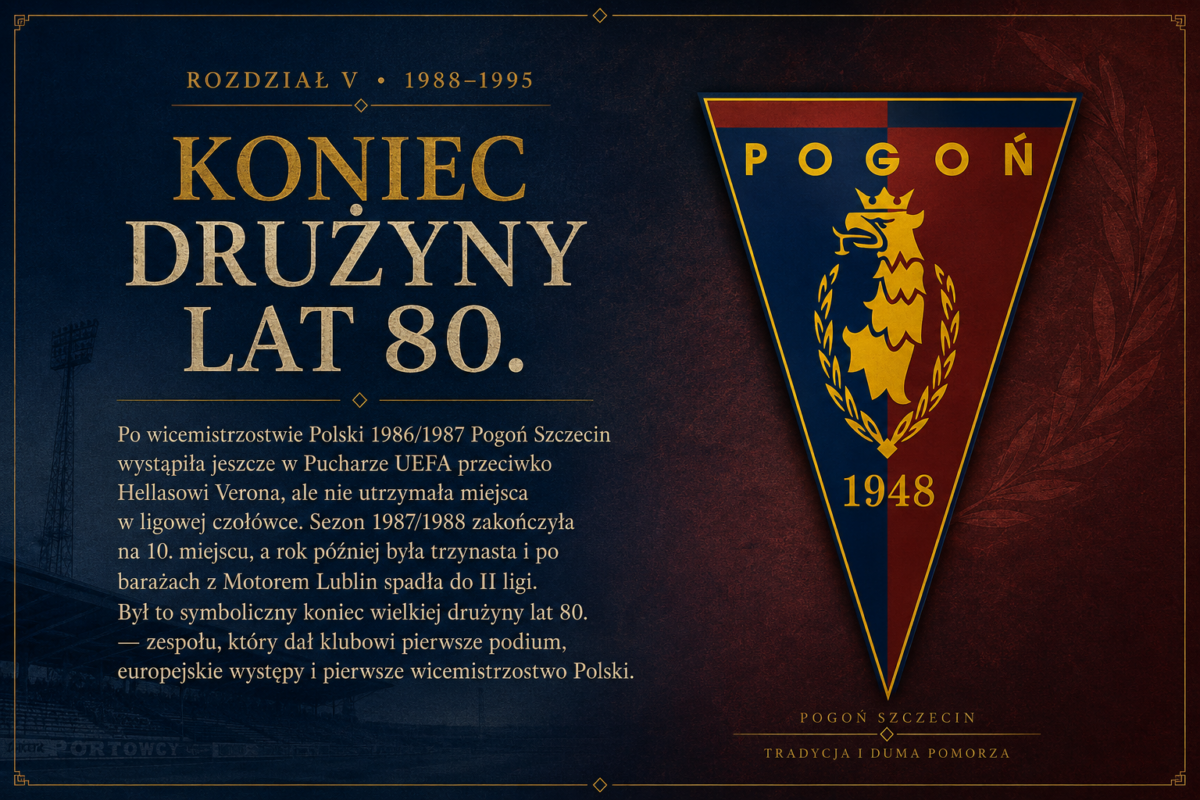 koniec Pogoni lat 80-tych