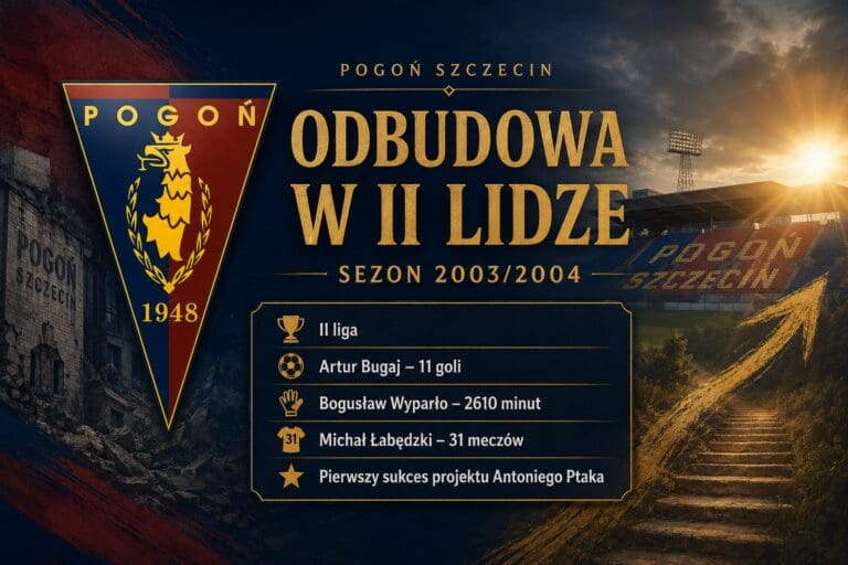 Sezon 2003/2004 - Odbudowa w II lidze