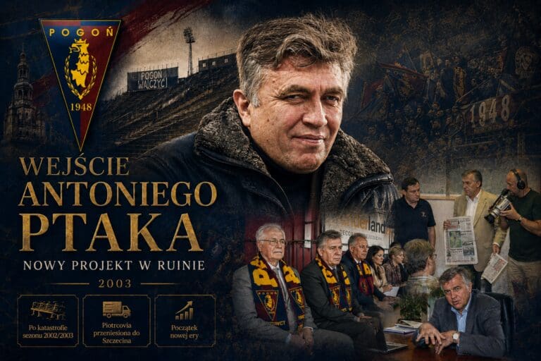 wejście Antoniego Ptaka