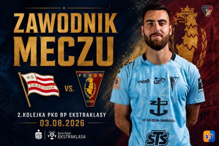Valentin Cojocaru najlepszym zawodnikiem Pogoni Szczecin w meczu z Cracovią!